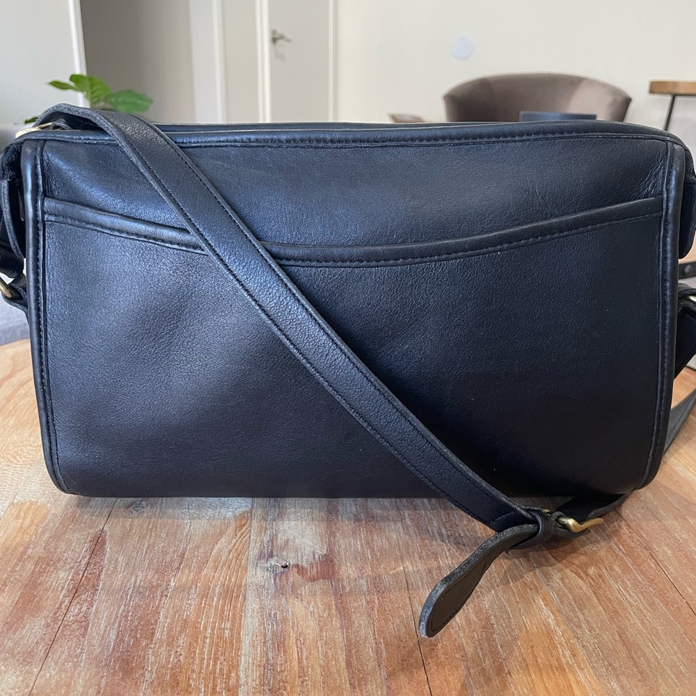 Vintage Black Coach Taylor Bag